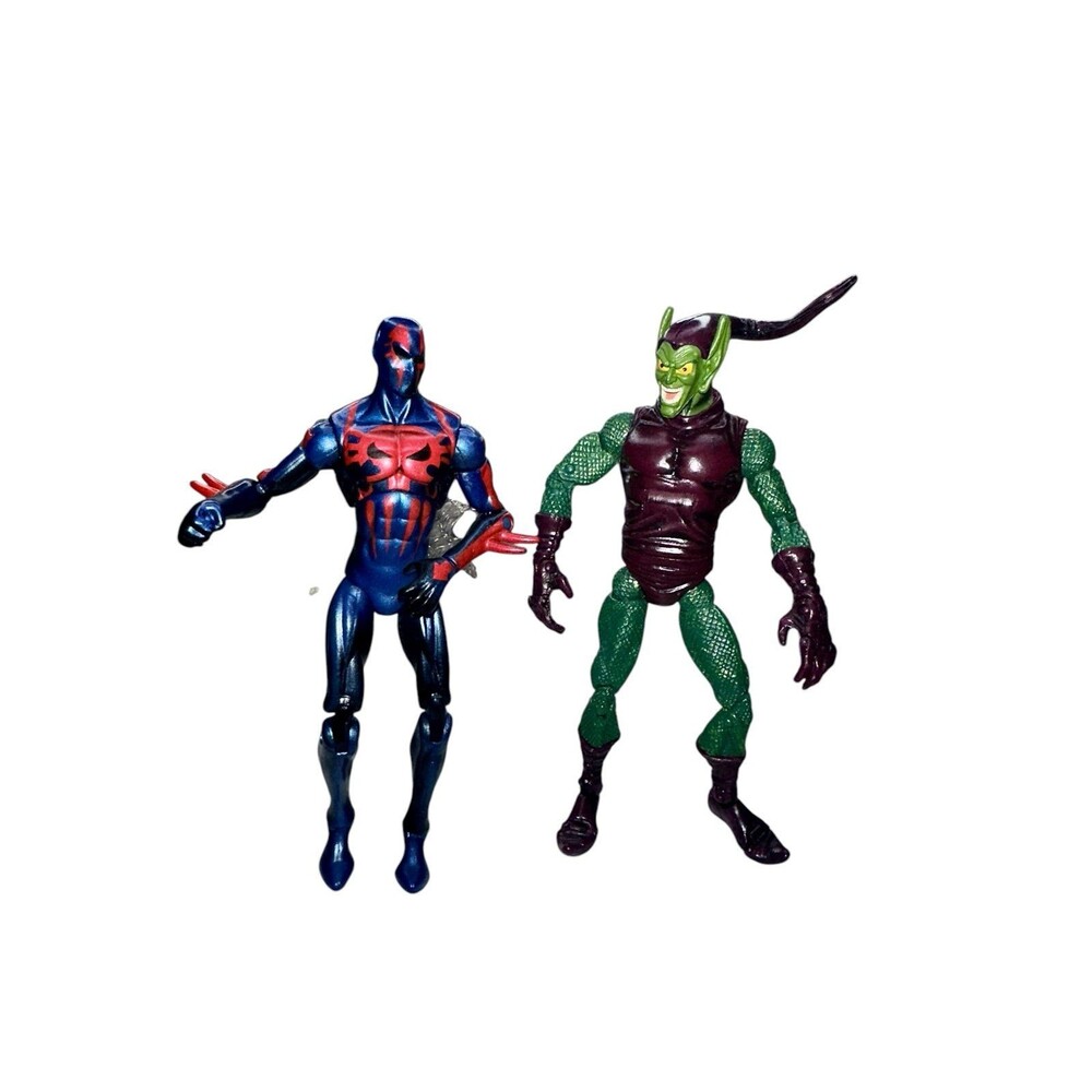 Marvel Spider-Man 2099 & Green Goblin Articulated 3.75” Action Figures